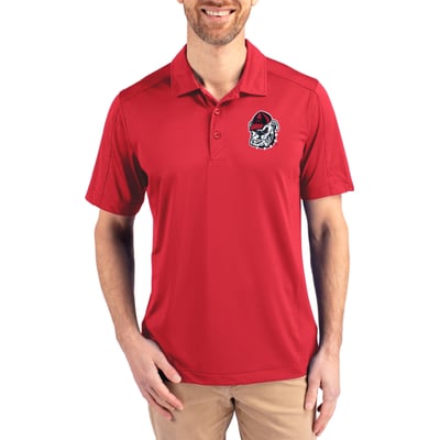 Georgia Bulldogs Cutter & Buck Prospect Eco Textured Stretch Recycled Polo - Red
