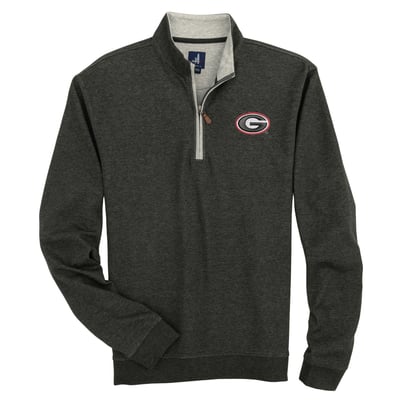  Georgia Bulldogs johnnie-O Sully Quarter-Zip Pullover - Black