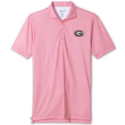  Georgia Bulldogs johnnie-O Hex Polo - Red