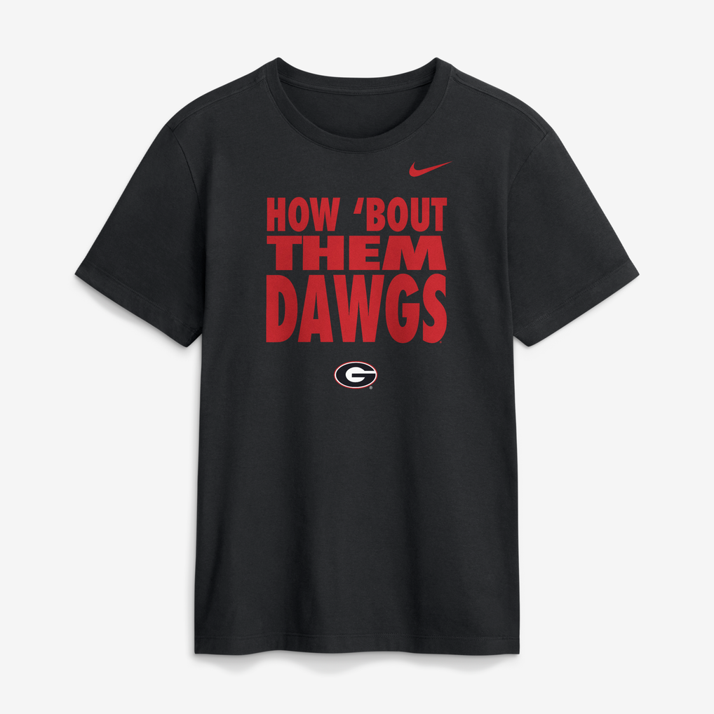 Georgia Bulldogs Nike 2026 Sideline Dri-FIT Slogan T-Shirt - Black