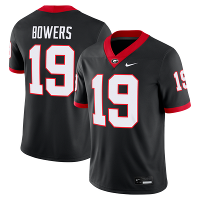 Brock Bowers Georgia Bulldogs Nike Alternate Alumni Game Jersey - Black