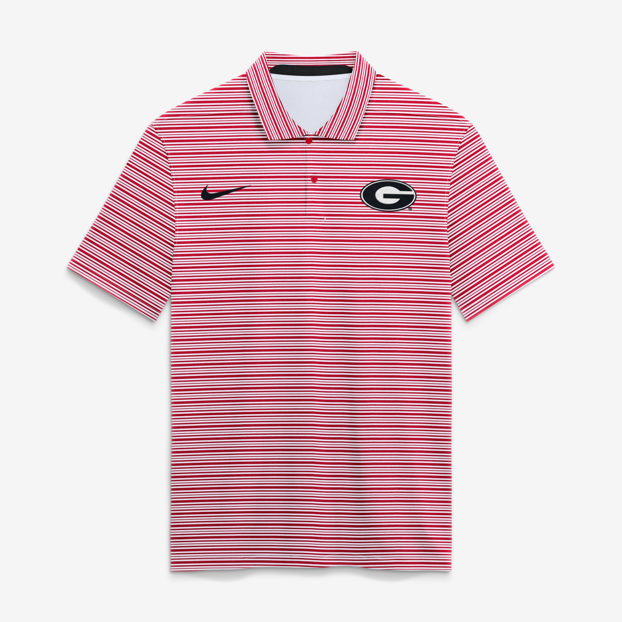 Georgia Bulldogs Nike Primetime Vapor Striped Dri-FIT Polo - Red