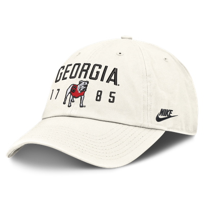  Georgia Bulldogs Nike Legacy Letter & Location Club Adjustable Hat - White