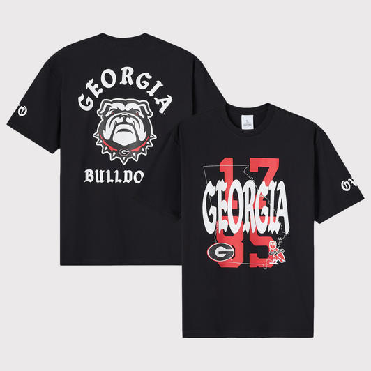 Georgia Bulldogs OVO Campus T-Shirt - Black