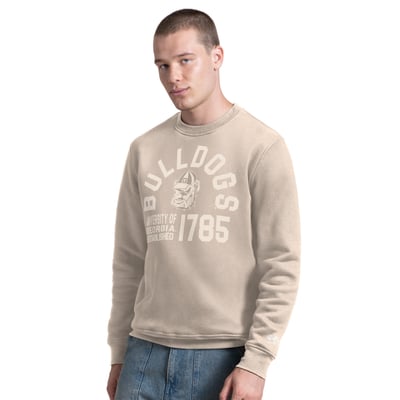 Georgia Bulldogs Starter Post Game Sweatshirt - Tan