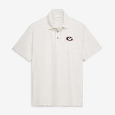 Georgia Bulldogs Tommy Bahama Palm Dunes IslandZone Polo - White