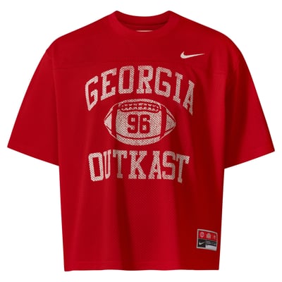 Nike x Class Trip x UGA x Outkast Red Cropped Football Jersey