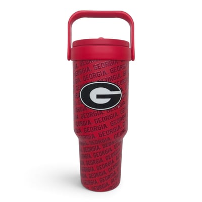 Georgia Bulldogs Pegasus 40oz. 5-D Logo Wordmark Stainless Steel ProCarry Tumbler