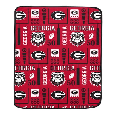 Georgia Bulldogs Pegasus Team Spirit 60" x 70" Ultra Soft Blanket