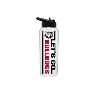 Georgia Bulldogs The Memory Company 34oz. Let's Go Stainless Steel Quencher Bottle