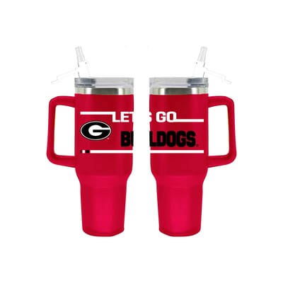 Georgia Bulldogs The Memory Company 40oz. Stainless Steel Team Color Tumbler with Flip Straw