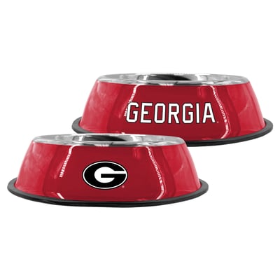 Georgia Bulldogs The Memory Company 9" Stainless Steel Pet Bowl