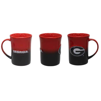 Georgia Bulldogs The Memory Company Two-Pack 15oz. Ceramic Ombre Mug Set