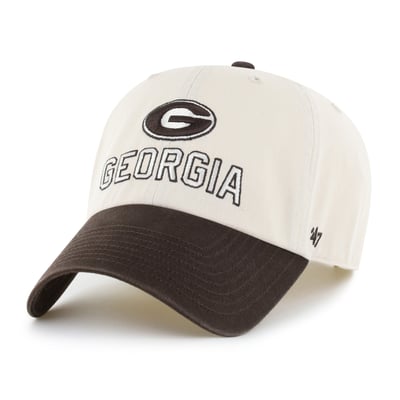 Georgia Bulldogs '47 Unisex Clean Up Adjustable Hat - Natural/Brown