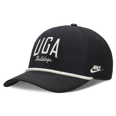 Georgia Bulldogs Nike Unisex Letter Rope Rise Adjustable Hat - Black