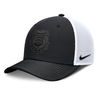  Georgia Bulldogs Nike Unisex Tonal Dri-FIT Rise Trucker Adjustable Hat - Black