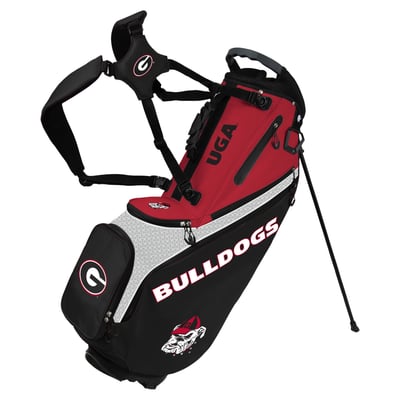 Georgia Bulldogs WinCraft Back Nine Stand Golf Bag