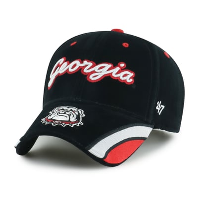 Georgia Bulldogs '47 Women's Velvet Denim Script MVP Adjustable Hat - Black