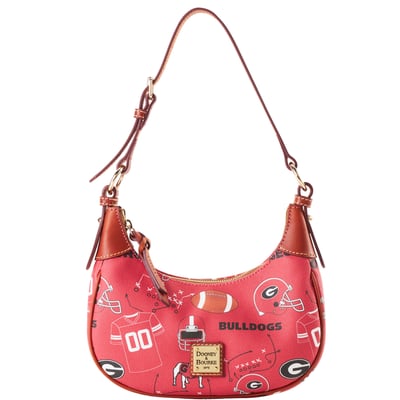 Georgia Bulldogs Dooney & Bourke Women's Slouchy Shoulder Bag
