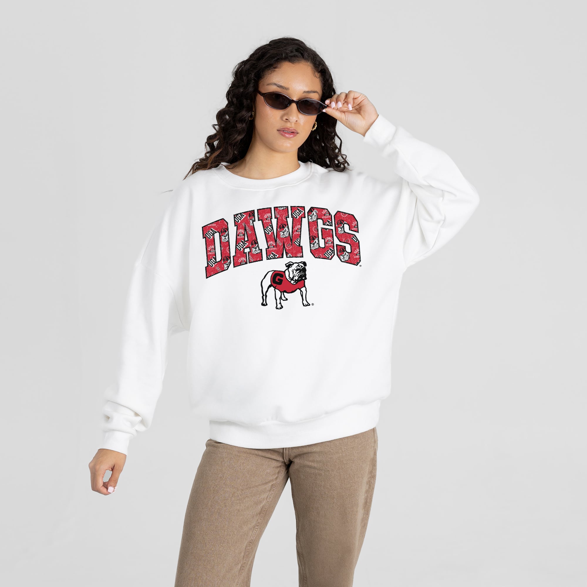 Gameday Couture Women's Sweet Play Sweatshirt White