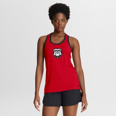  Georgia Bulldogs Nike Women's Reversible Racerback Tank Top - Red