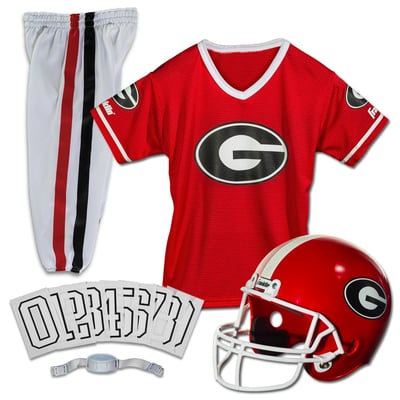 Georgia Bulldogs Franklin Sports Youth NCAA Deluxe Uniform Set