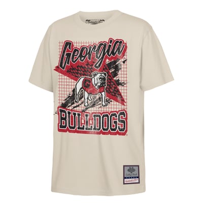 Georgia Bulldogs Mitchell & Ness Youth Collegiate T-Shirt - Natural
