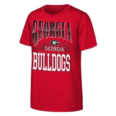 Georgia Bulldogs Outerstuff Youth Chrome Header T-Shirt - Red