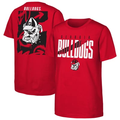  Georgia Bulldogs Outerstuff Youth Cut Through T-Shirt - Red