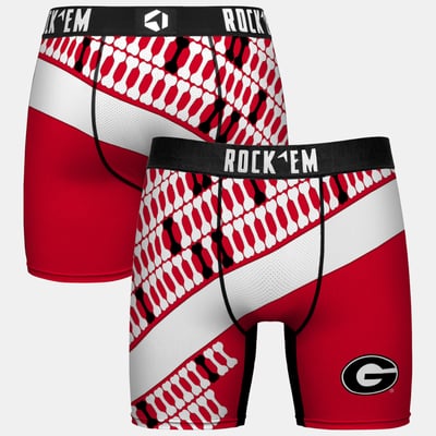  Georgia Bulldogs Rock Em Youth Localized Boxer Briefs - Red
