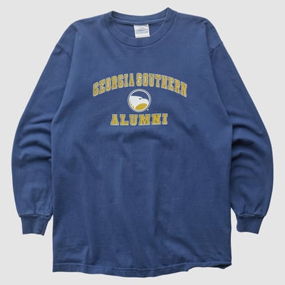 Georgia Southern Eagles The University Store 2000s Long Sleeve T-shirt - Navy - M by Fanatics Real Vintage