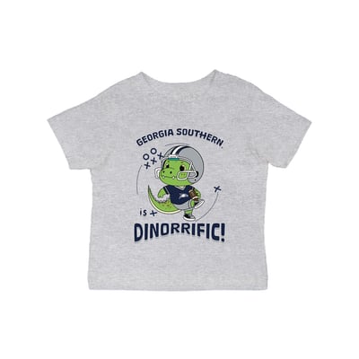 Georgia Southern Eagles Vive La Fete Infant Dinorrific T-Shirt - Gray