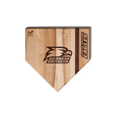 Georgia Southern Eagles Jardine Baseball BBQ 12" x 12" Home Plate Cutting Board