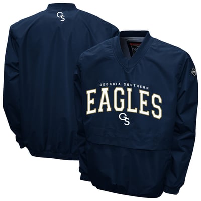 Georgia Southern Eagles Franchise Club Windshell V-Neck Jacket - Blue