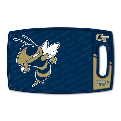 Georgia Tech Yellow Jackets Fanpoint Logo Series Cutting Board