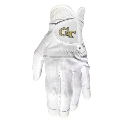 Georgia Tech Yellow Jackets Cool Mesh Cabretta Leather Golf Glove
