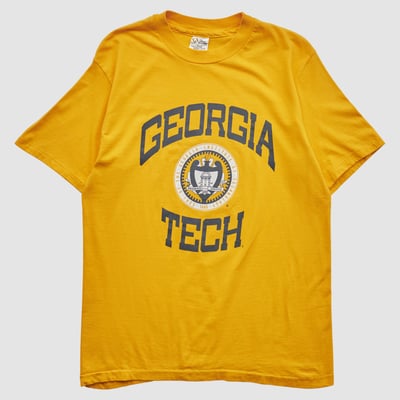 Georgia Tech Yellow Jackets Cotton Exchange 90s T-shirt - Yellow - M by Fanatics Real Vintage