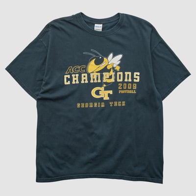 Georgia Tech Yellow Jackets Gildan 2009 T-shirt - Black - XL by Fanatics Real Vintage