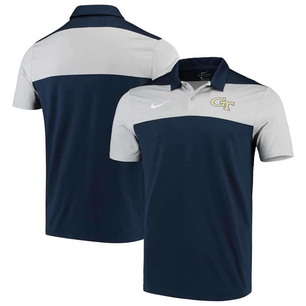 Georgia Tech Yellow Jackets Nike Color Block Performance Polo - Navy