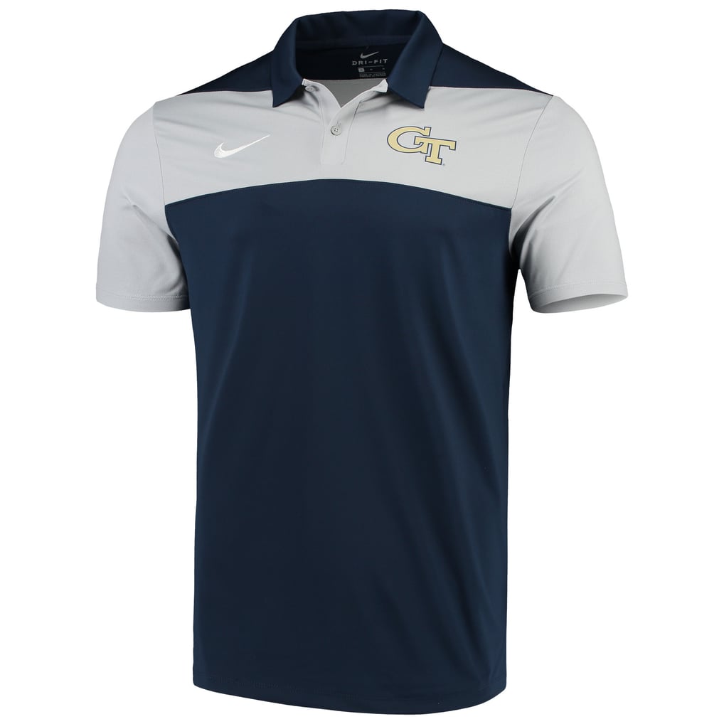 Georgia Tech Yellow Jackets Nike Color Block Performance Polo - Navy