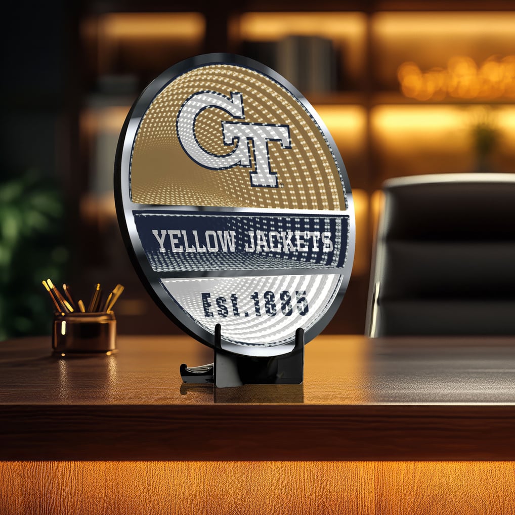 Georgia Tech Yellow Jackets Three-Cell Circular Infinity Light