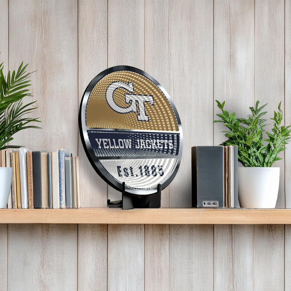 Georgia Tech Yellow Jackets Three-Cell Circular Infinity Light