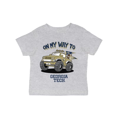 Georgia Tech Yellow Jackets Vive La Fete Infant On My Way T-Shirt - Gray