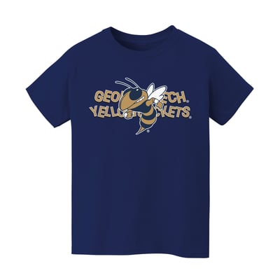 Georgia Tech Yellow Jackets Vive La Fete Infant Mascot & Name T-Shirt - Navy
