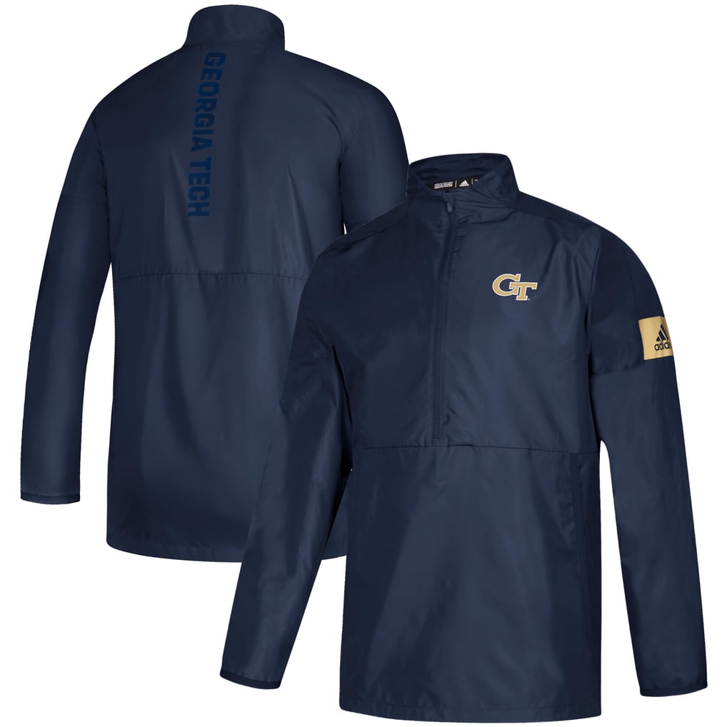 Georgia Tech Yellow Jackets adidas Game Mode Quarter-Zip Pullover Jacket - Navy