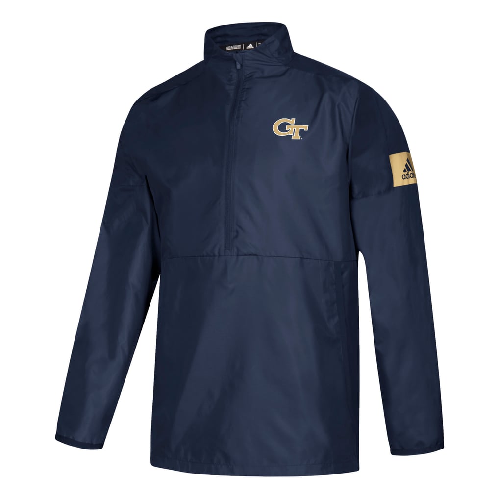 Georgia Tech Yellow Jackets adidas Game Mode Quarter-Zip Pullover Jacket - Navy