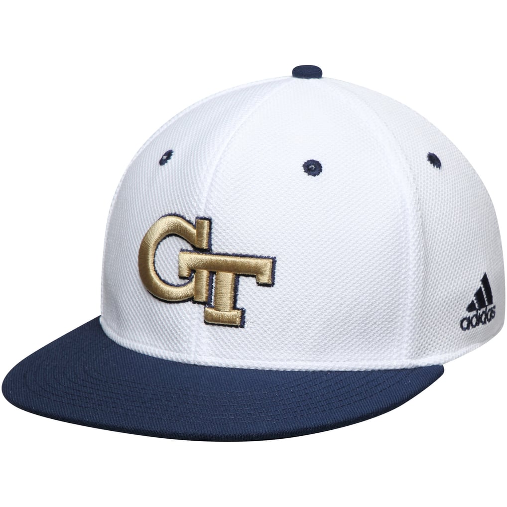 Georgia Tech Yellow Jackets adidas Baseball Flex Hat - White