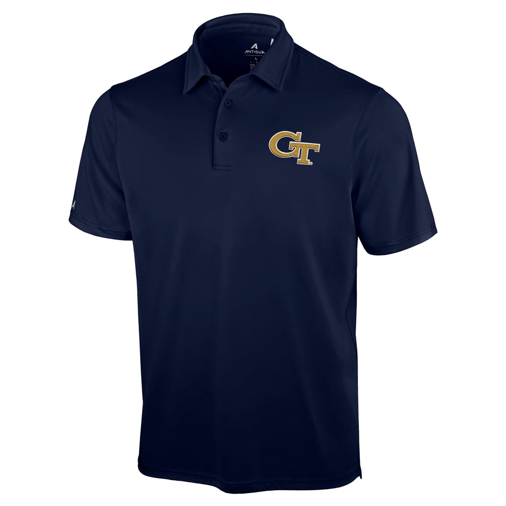 Georgia Tech Yellow Jackets Antigua Unshakeable Solid Polo - Navy