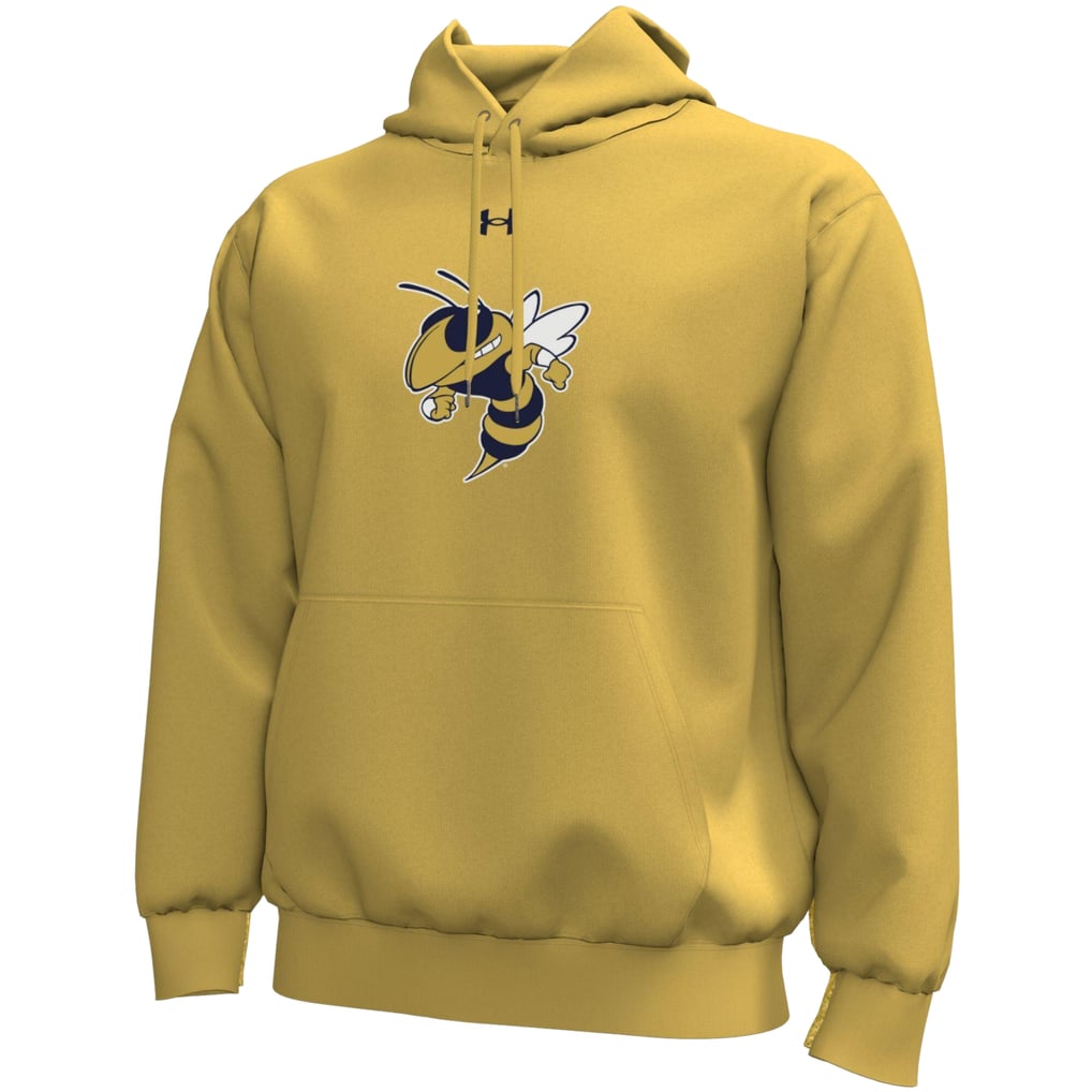 Under Armour Georgia Tech Yellow Jackets Gold Core Icon Fleece Pullover ...