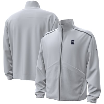 Georgia Tech Yellow Jackets Under Armour 2026 Sideline Unstoppable Woven Full-Zip Jacket - Gray